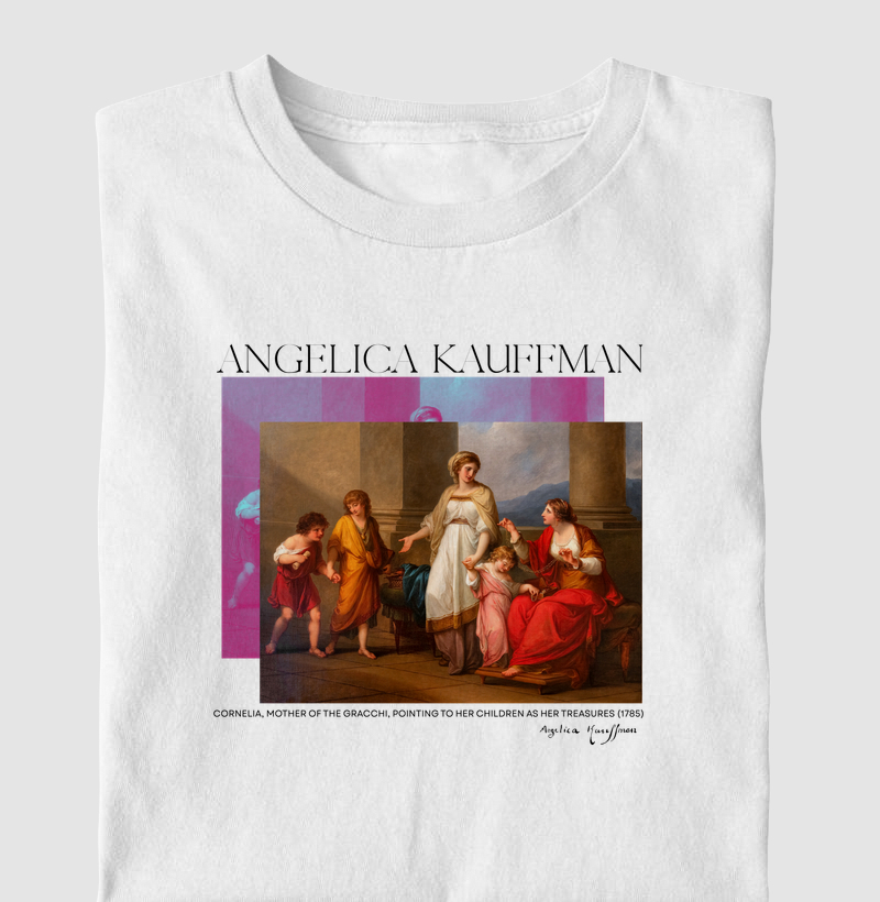 Cornelia, Mother of the Gracchi, Pointing to Her Children as Her Treasures (1785) - Angelica Kauffman