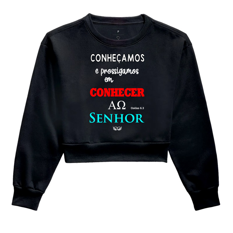 Camiseta Personalizada Conheçamos e Prossigamos em Conhecer ao Senhor. Os. 6.3