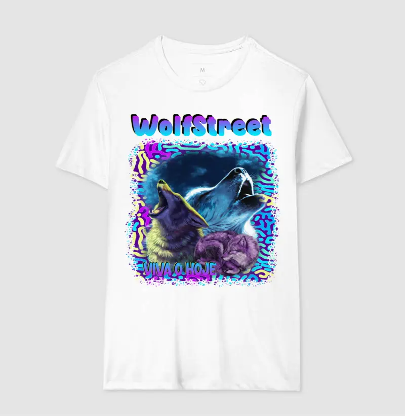 Camiseta Wolf Bootleg 100%Algodão 09