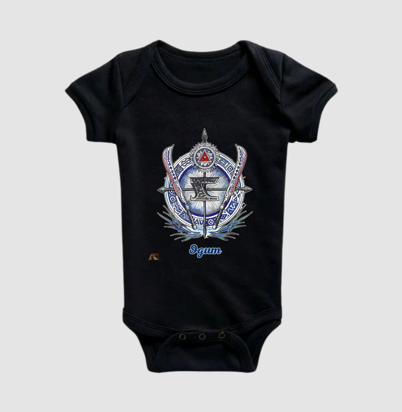 Camiseta Aruanda ê Armas de Ogum Caminhos Abertos em Algodão Premium