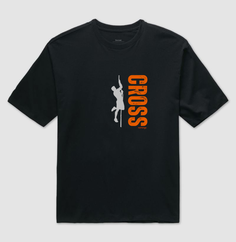Camiseta Oversized Cross Rope Climb Masculina – Na Manga