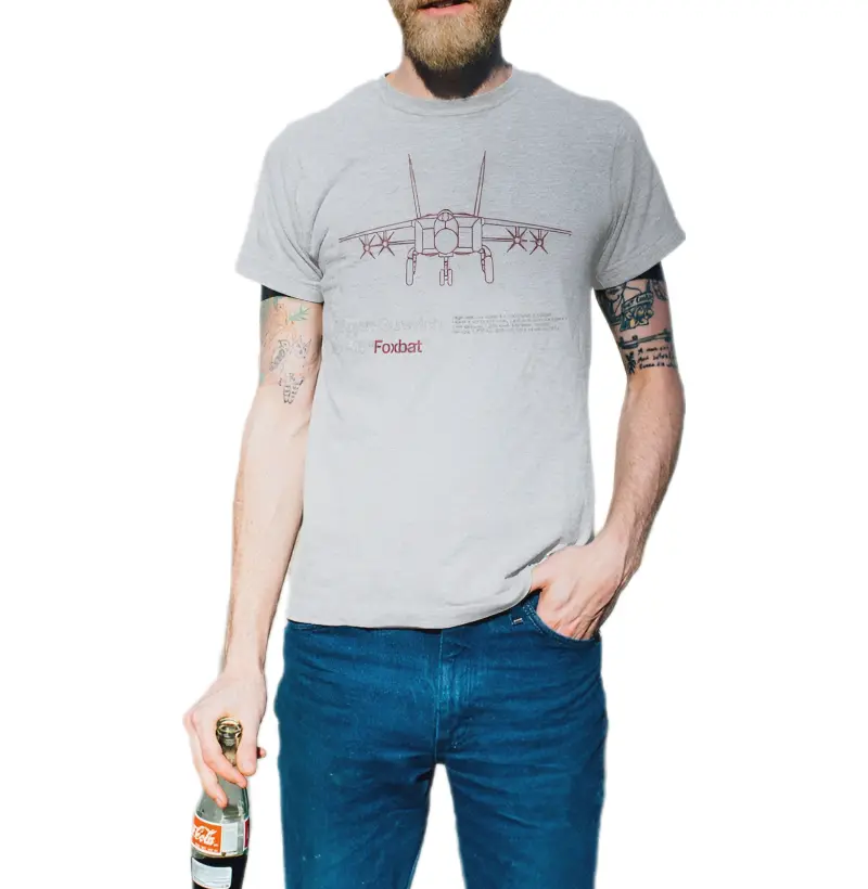 Camiseta Básica Caça MIG-25