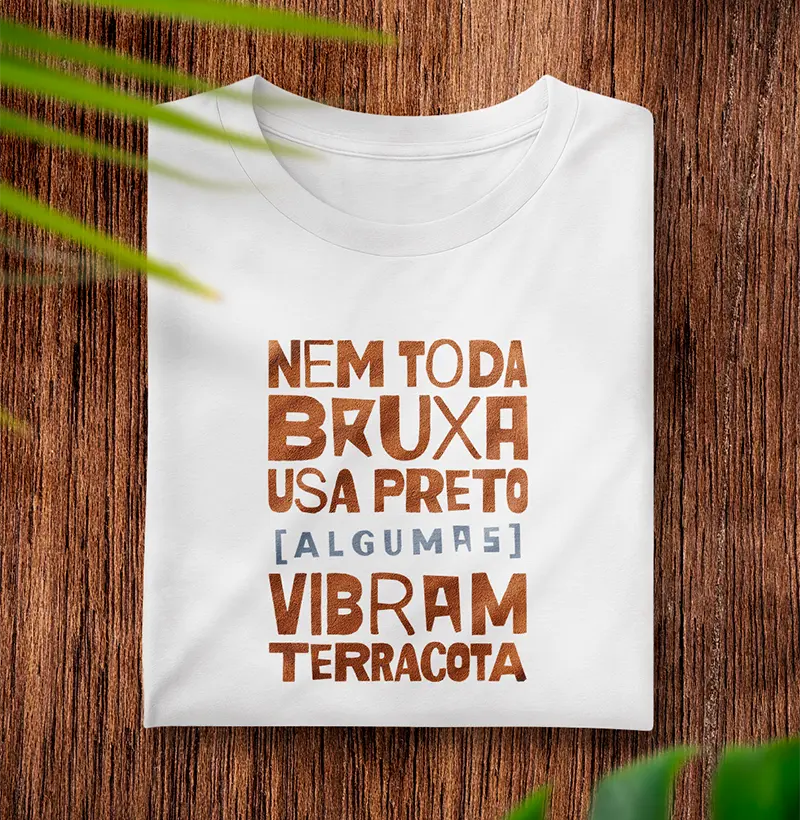 Algumas vibram terracota