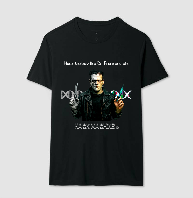 Camiseta Biohacker Frankenstein – Hack Machine