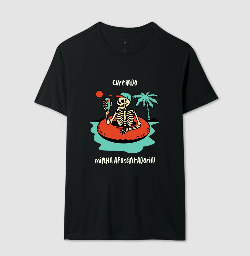 Camiseta Curtindo Minha Aposentadoria
