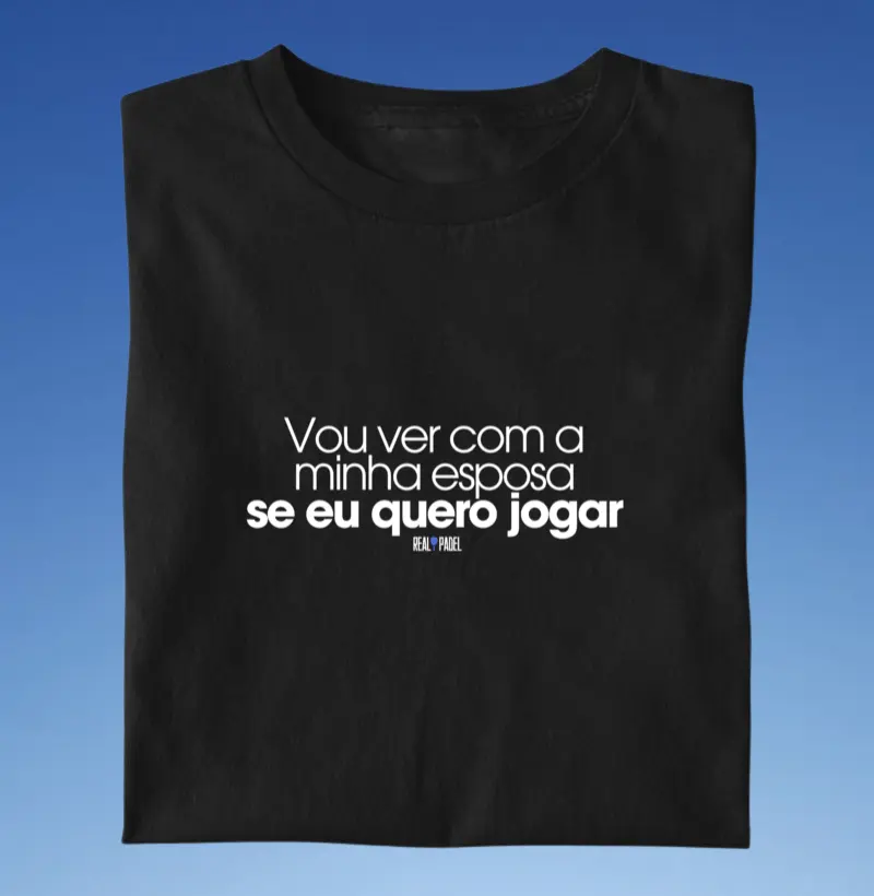 Vou ver com a minha esposa se eu quero jogar