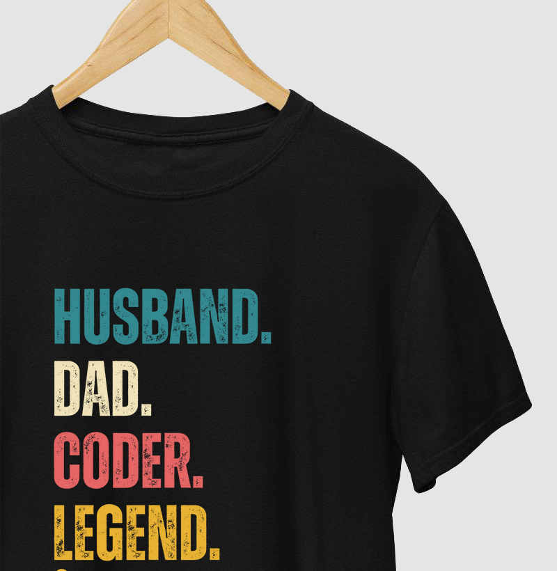 Camiseta Coder A Lenda em Inglês