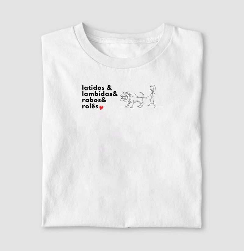 Camisa Latidos e Lambidas