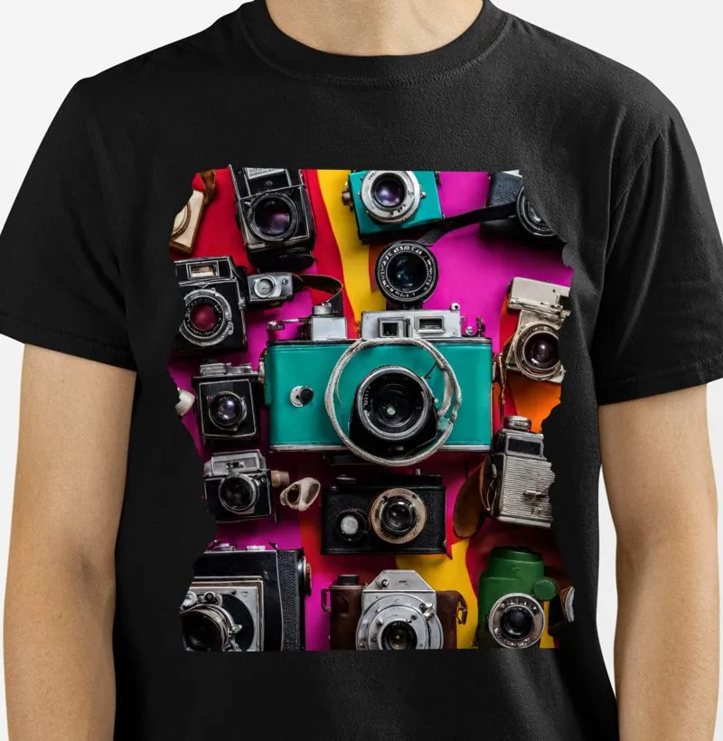 CAMISETA COLEÇÃO CAMERAS 7MA ARTE