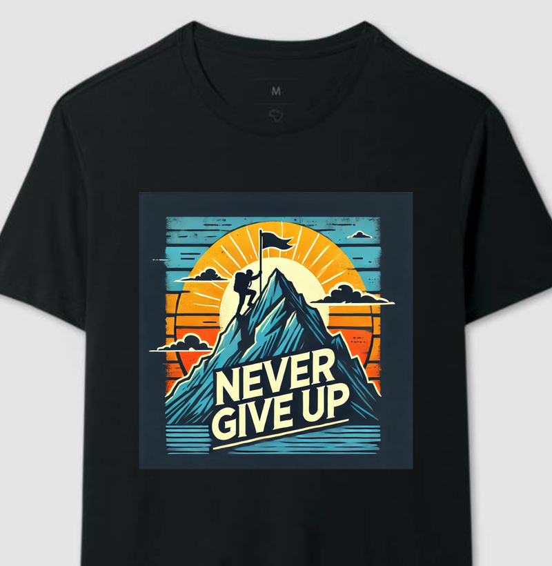 Never give up