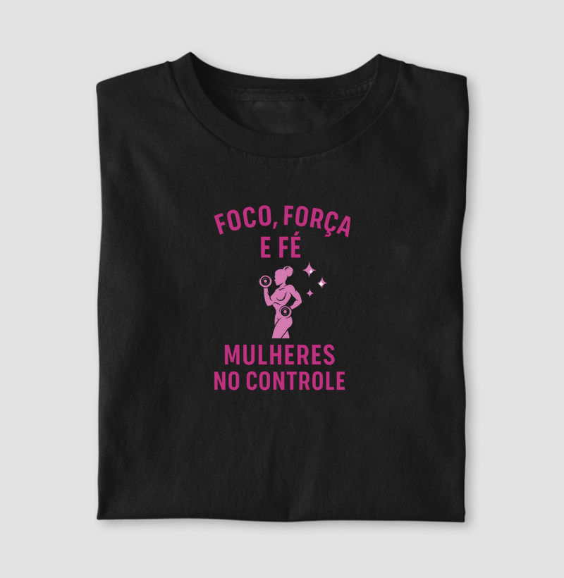 Camiseta Mulheres no Controle