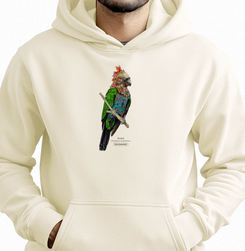 Aves do Brasil  - Anacã - Moletom Hoodie