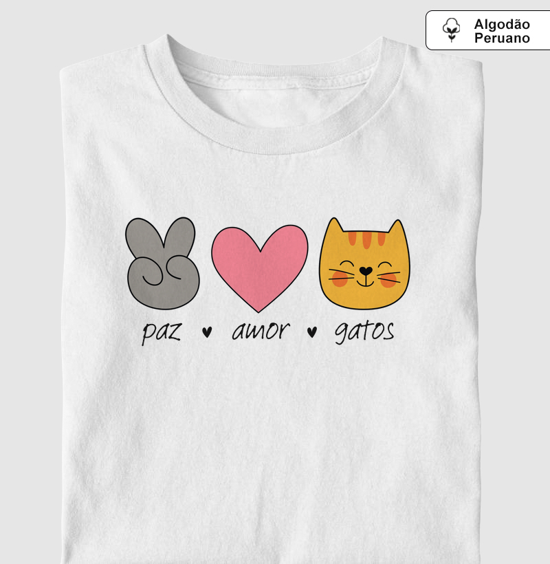 Paz, amor e gatos