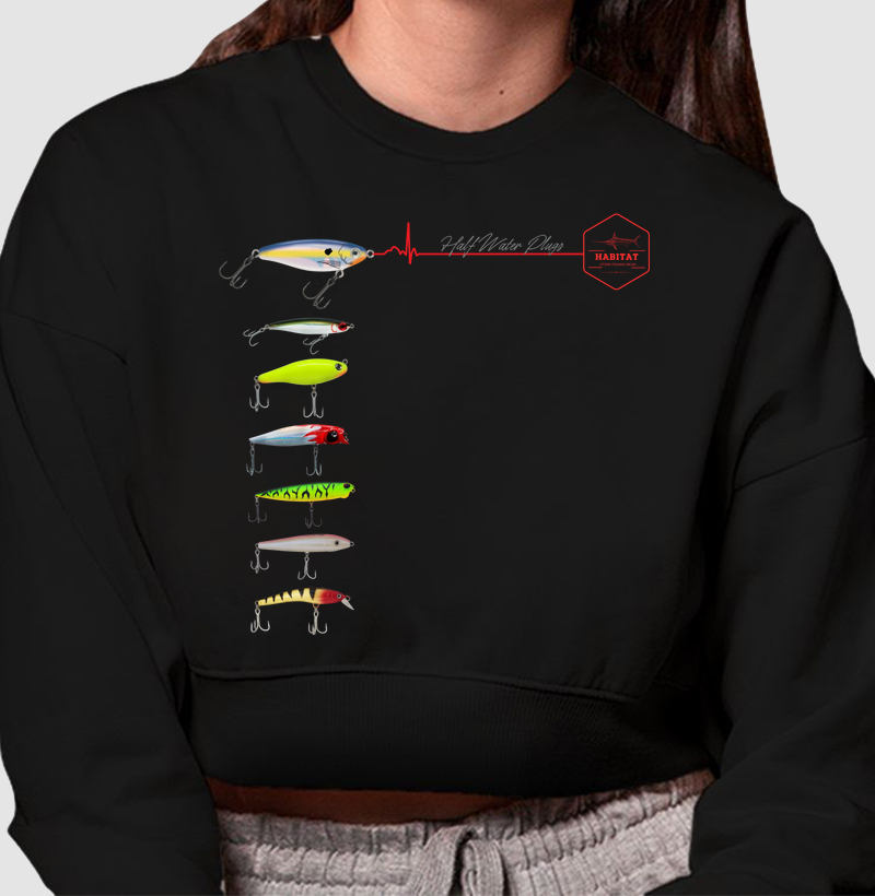 PLUGS MEIA ÁGUA CROPPED MOLETOM