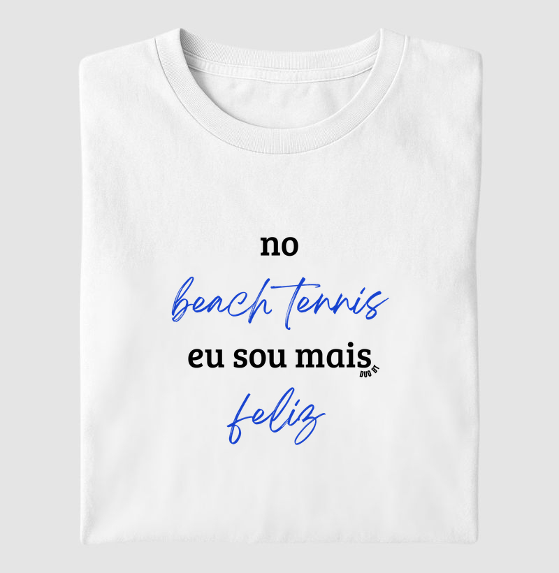 No Beach Tennis Sou Mais Feliz