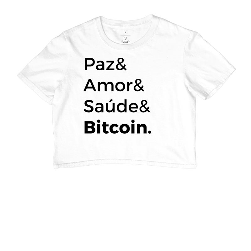 Paz, amor, saúde e bitcoin