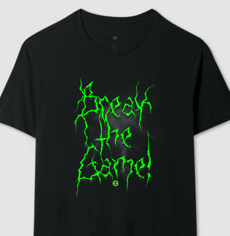 Camiseta Gamer “BREAK THE GAME" Metal Edition [DXP PRE-SEASON]
