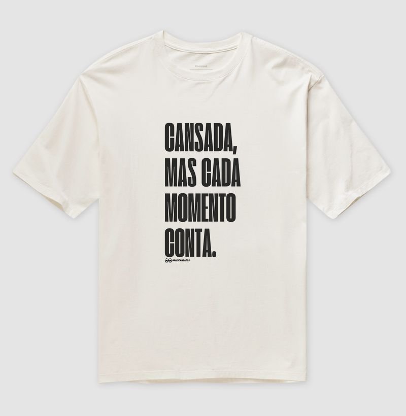 Cansada, mas...