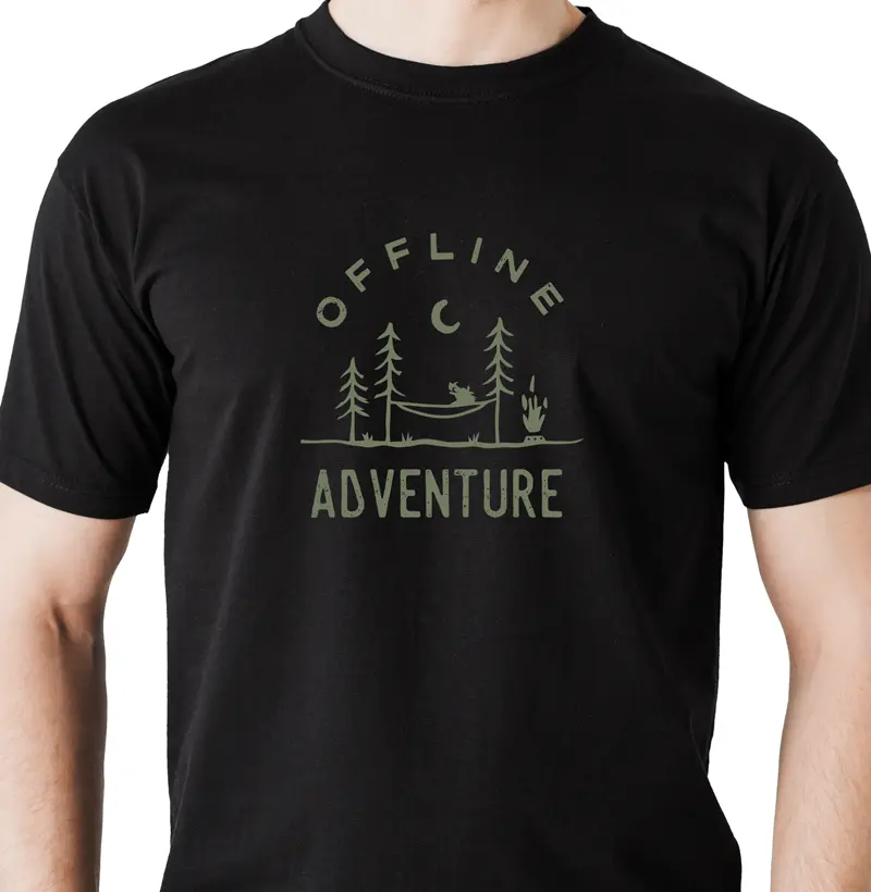 Camiseta Aventura Acampamento Joe Joe