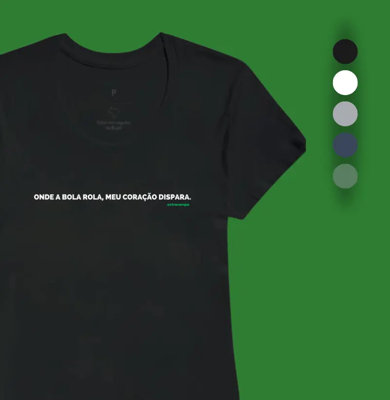 "Onde a bola rola, meu coração dispara." - Extracampo