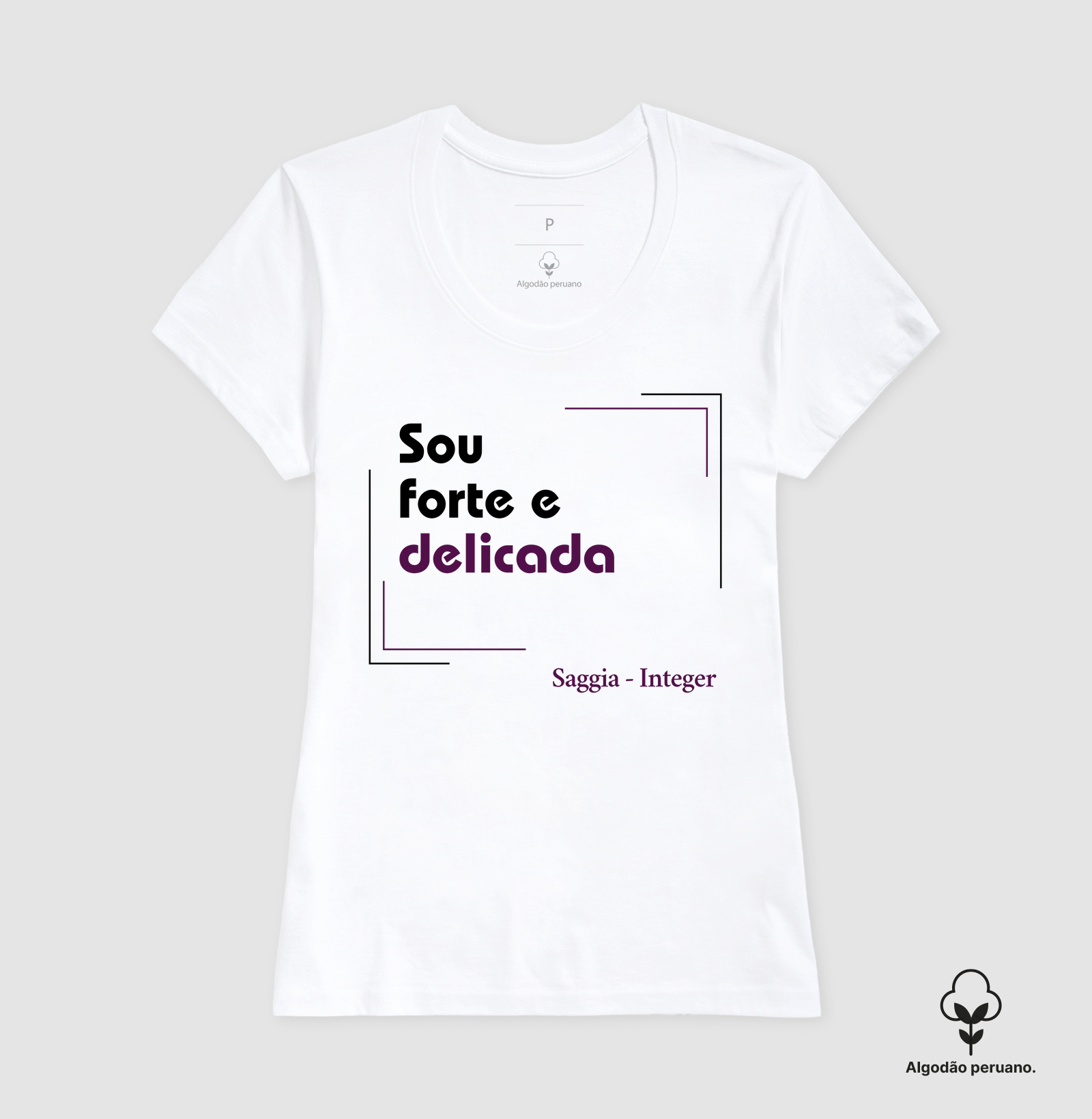 Camiseta Pima Love Conquistare 0102 - Femme