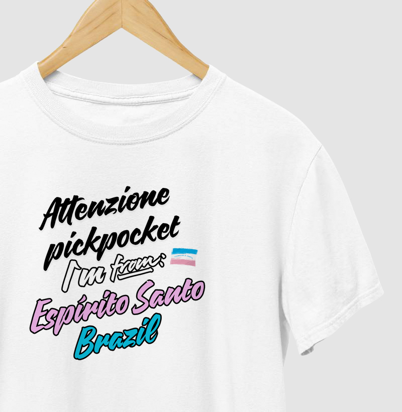 Attenzione pickpocket I´m from Espírito Santo