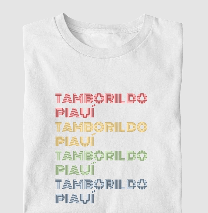 Tamboril do Piauí Letreiro Retrô