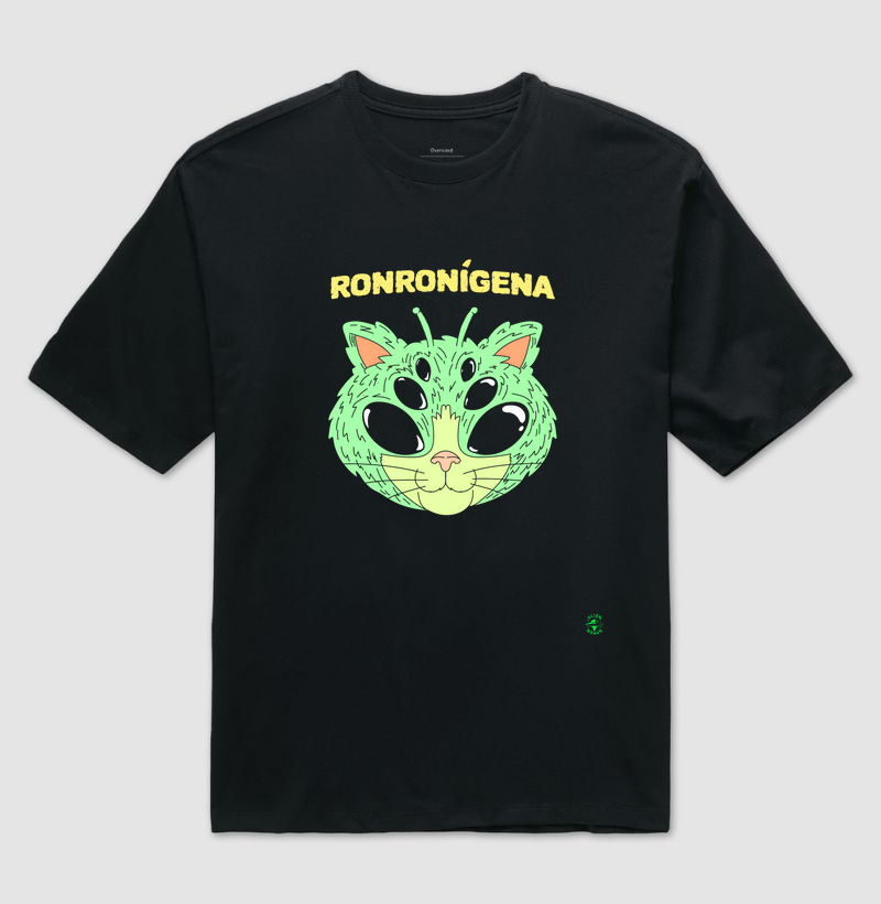 Camiseta Oversized Ronronígena