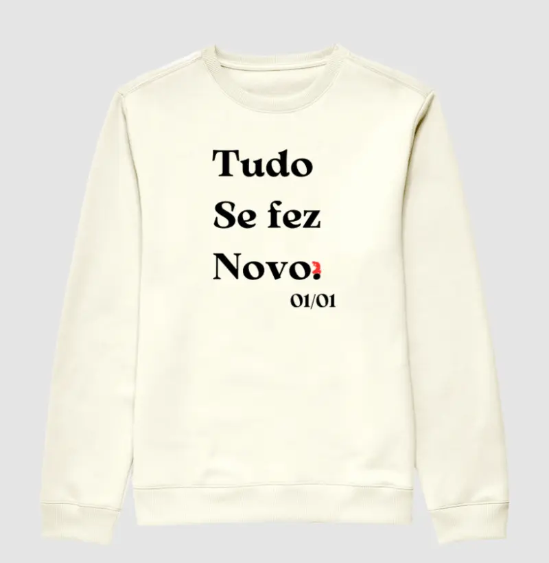 Tudo Se fez Novo. (letra preta)