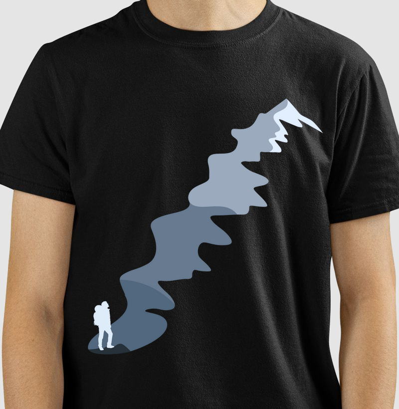Camiseta Montanha - Masculina
