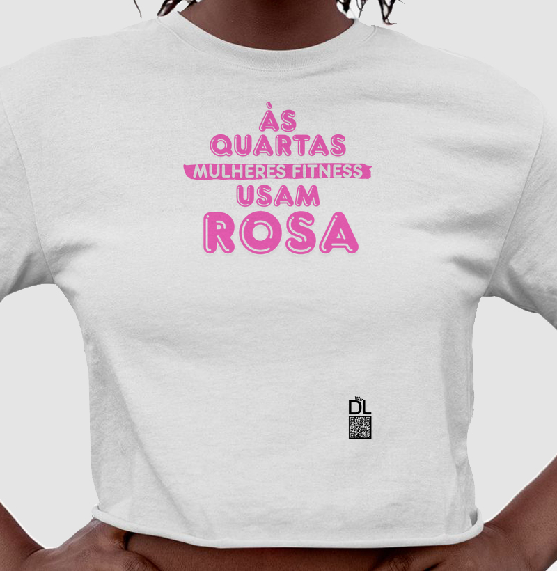 Às Quartas Mulheres Fitness Usam Rosa