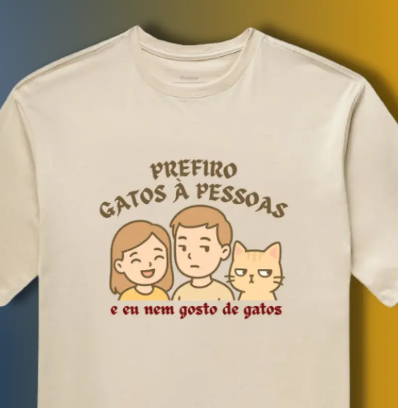 E EU NEM GOSTO DE GATOS