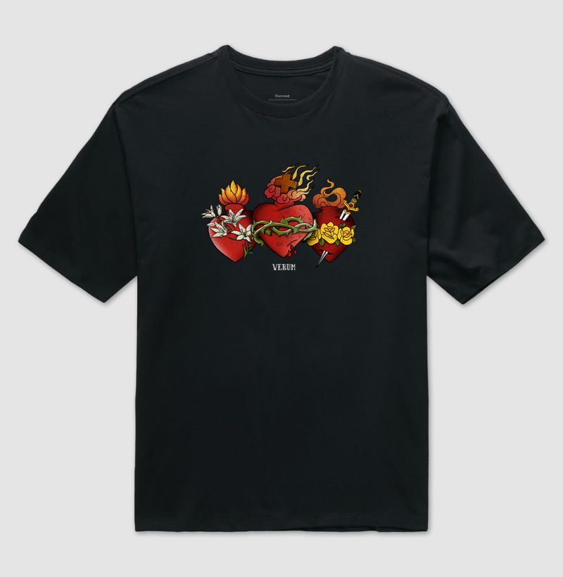 OVERSIZED CORAÇÕES SAGRADOS 