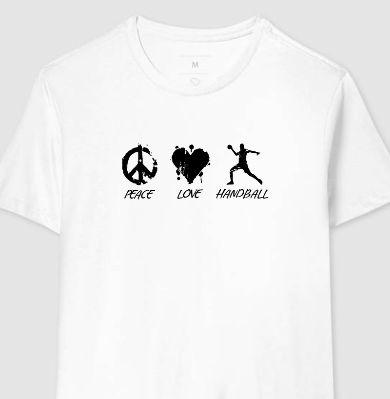 Camiseta de Handebol - PEACE LOVE HANDBALL