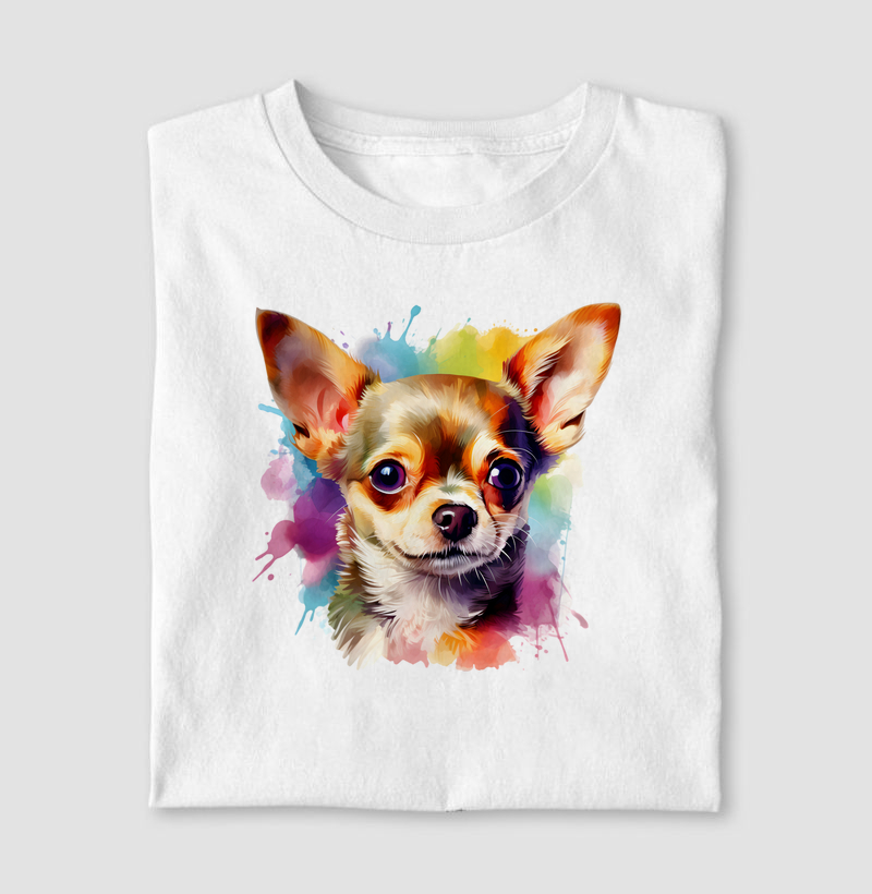 Chihuahua aquarela