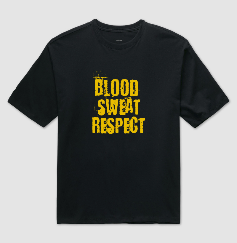 Blood, sweat, respect.