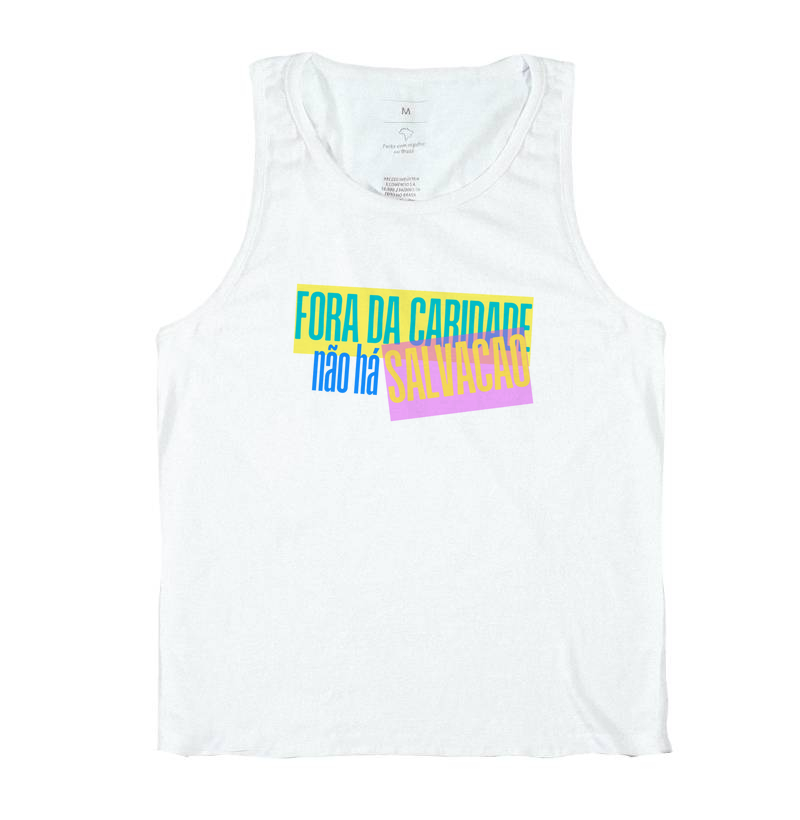 Camiseta Fora da Caridade não há salvação