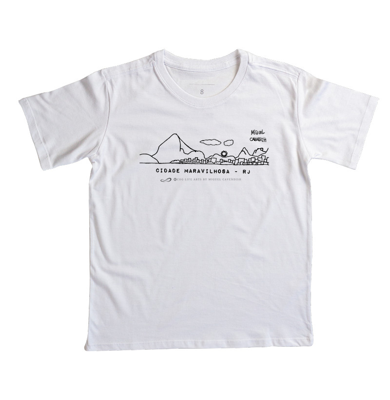 Camiseta Adulto Cidade Maravilhosa by Miguel Cavendish