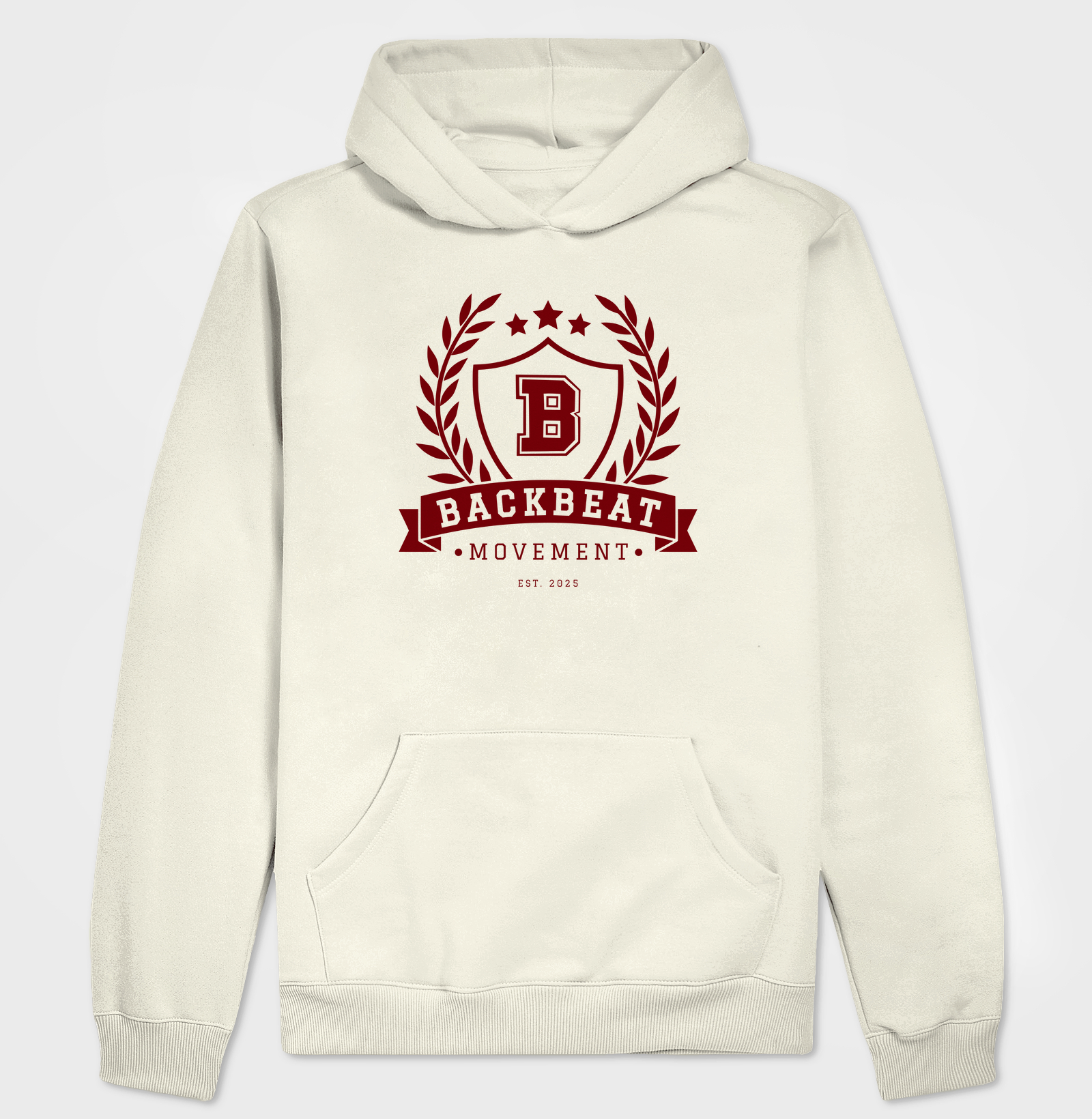 Hoodie de Moletom Backbeat Movement - Offwhite