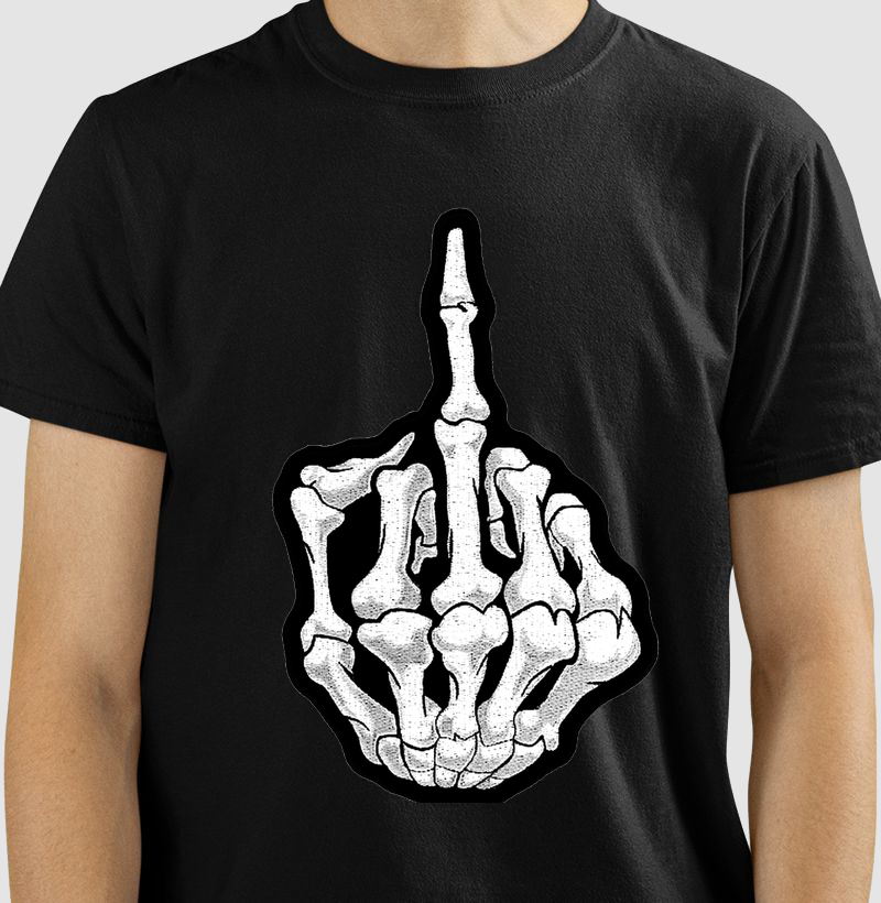T-SHIRT DEDO DO MEIO
