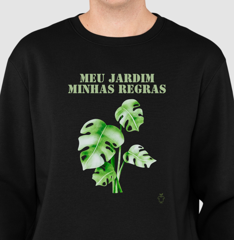 Camiseta Meu jardim minhas regras