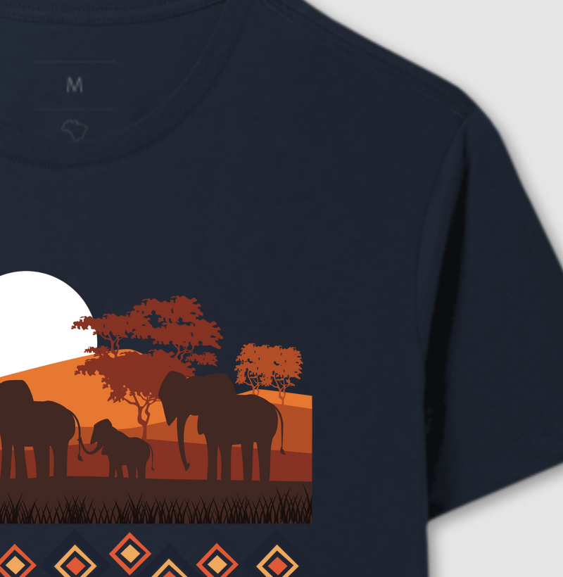 Camiseta Animalis Sol da Africa 100% Algodão