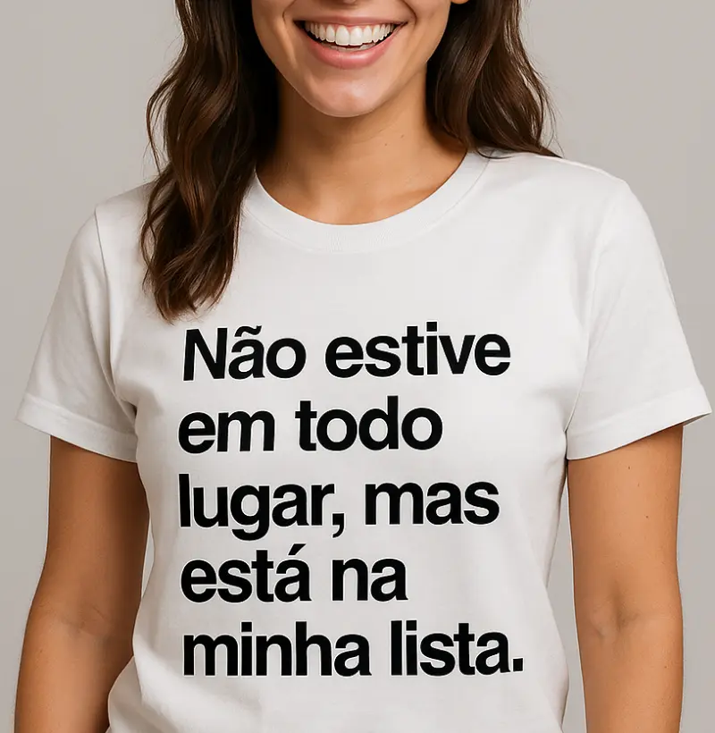 Mas está na minha lista