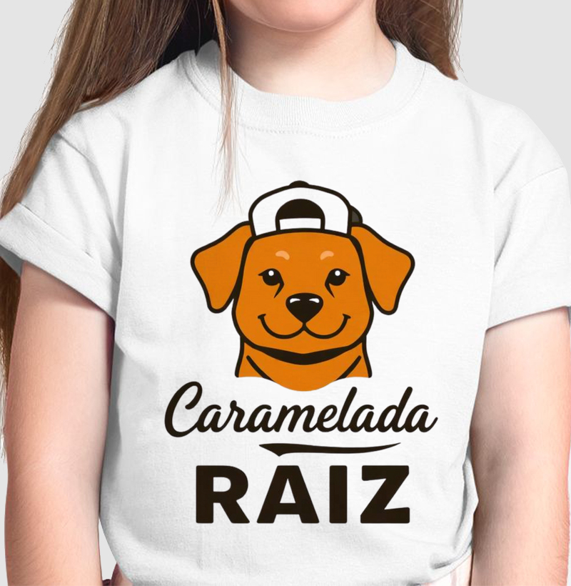 Camiseta Infantil Caramelada Raiz 