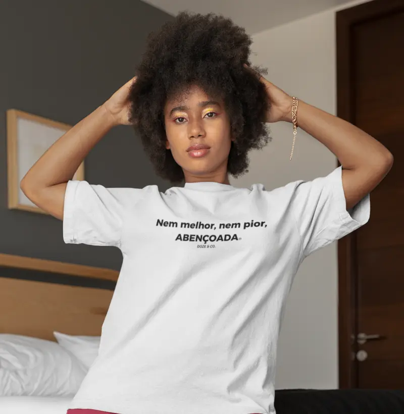 Camiseta Feminina ABENÇOADA