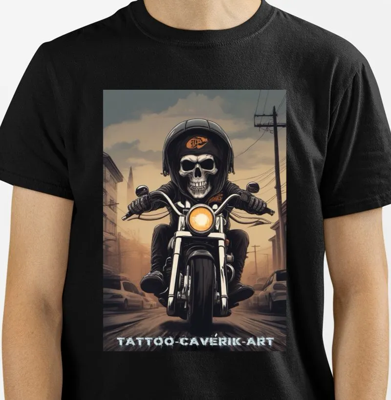 Streetwear: A Ousadia da Caveira Motociclista