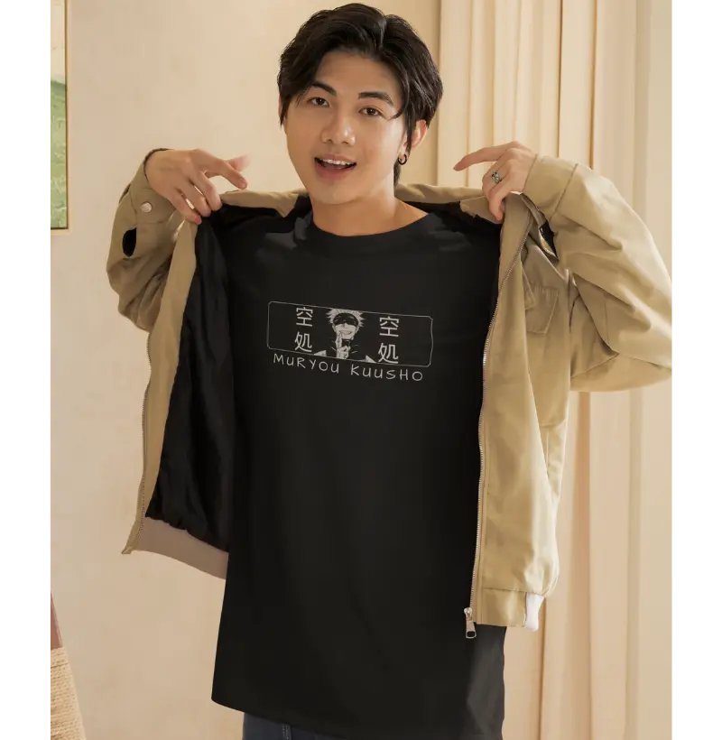 Camiseta Satoru Gojo - Oversized Unissex