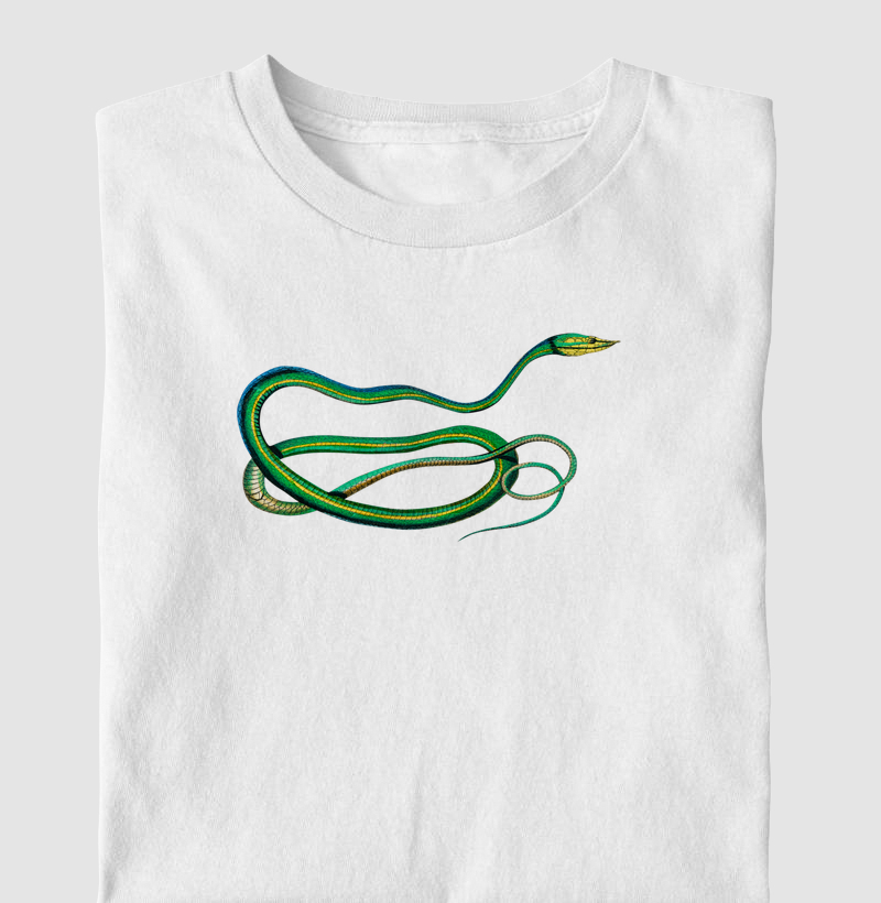 Vintage green vine snake