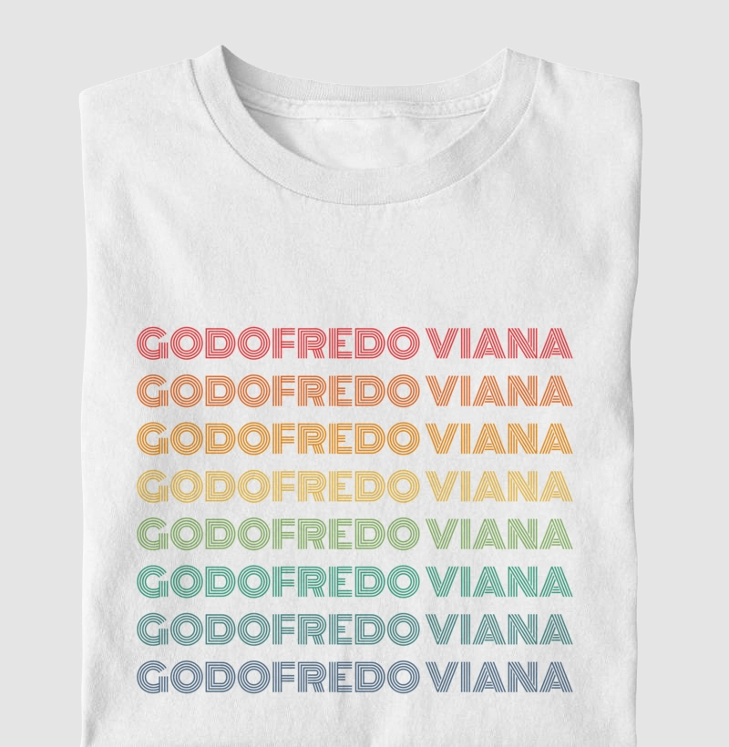 Godofredo Viana Letreiro Retrô