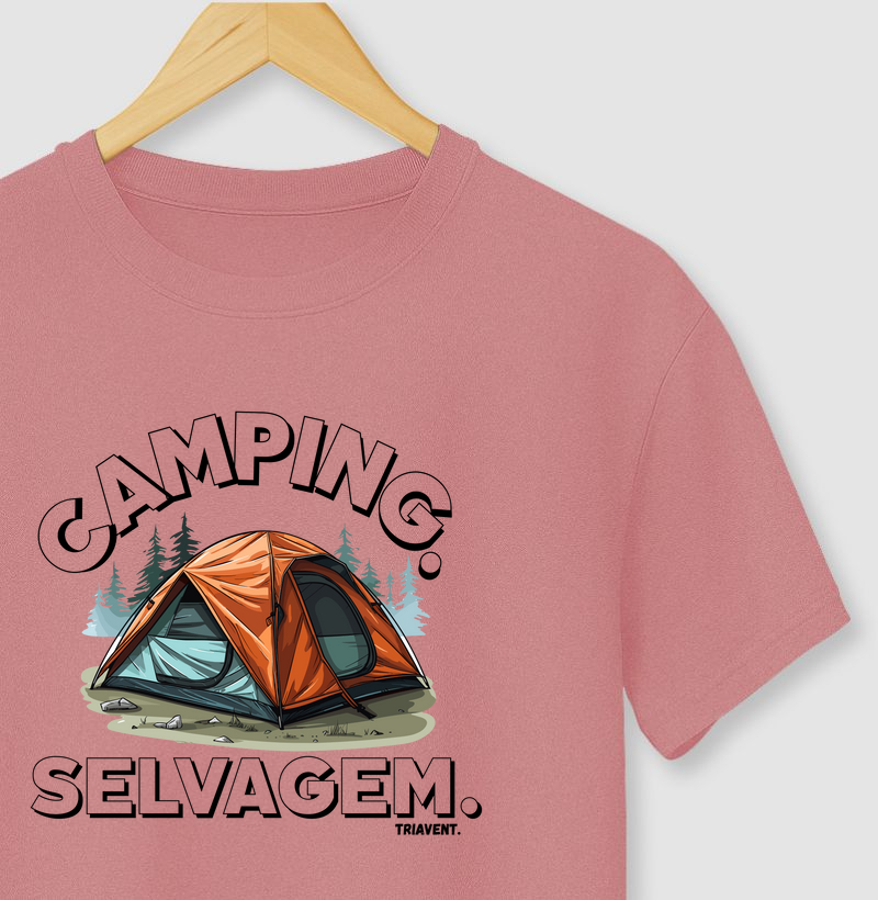 Camiseta Camping Selvagem.